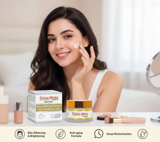 Gluta White Night Cream Dark Spots Removal | Smooth & Radiant Skin