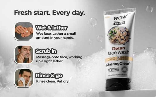 Korean Ginseng + Kojic Acid Detan Face Wash Gel - Pack Of 1 / 100 ML