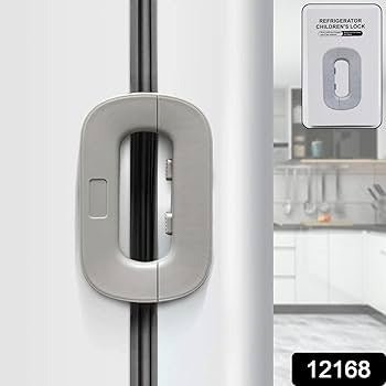Double Button Refrigerator Door Lock β Easy & Secure - My Store