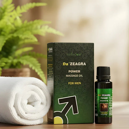 Premium Herbal Massage Oil - Strength & Natural Ingredients