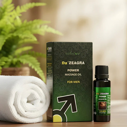 Premium Herbal Massage Oil - Strength & Natural Ingredients
