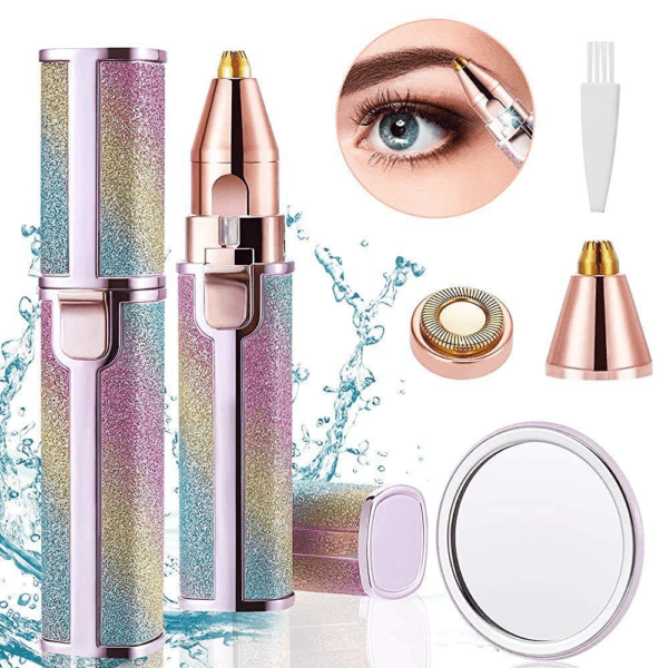 2 In 1 New Facial Hair Remover Portable Eyebrow Trimmer for Women - My Store
