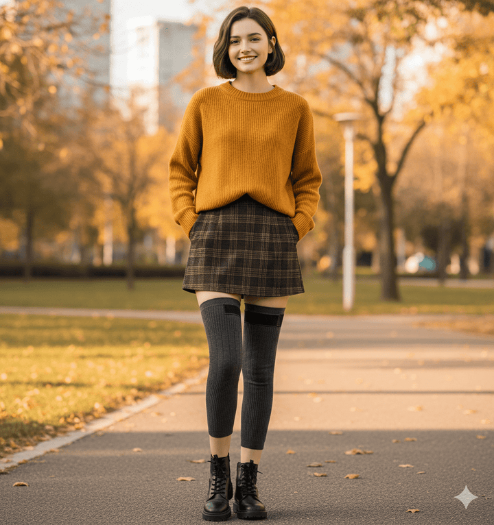 2 Pcs Kashmiri wool Knee Warmers With Free Delivery - My Store