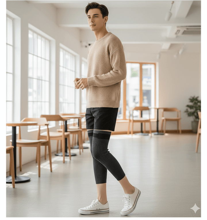 2 Pcs Kashmiri wool Knee Warmers With Free Delivery - My Store