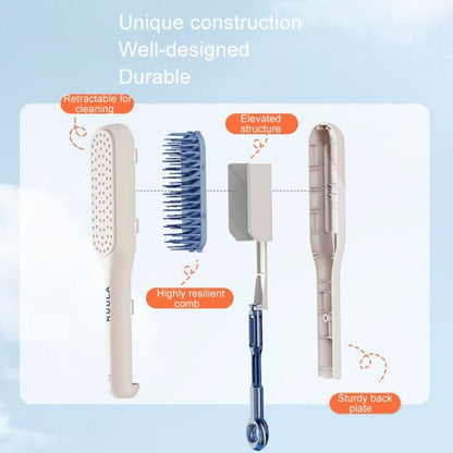 Magic Comb Self Cleaning Hair Brush With Box - Random Colour - My Store