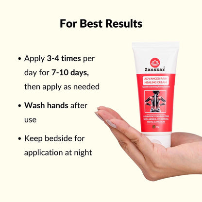 Zanskar Advanced Pain Healing Cream – Fast Relief for Back, Knee & Joint Pain