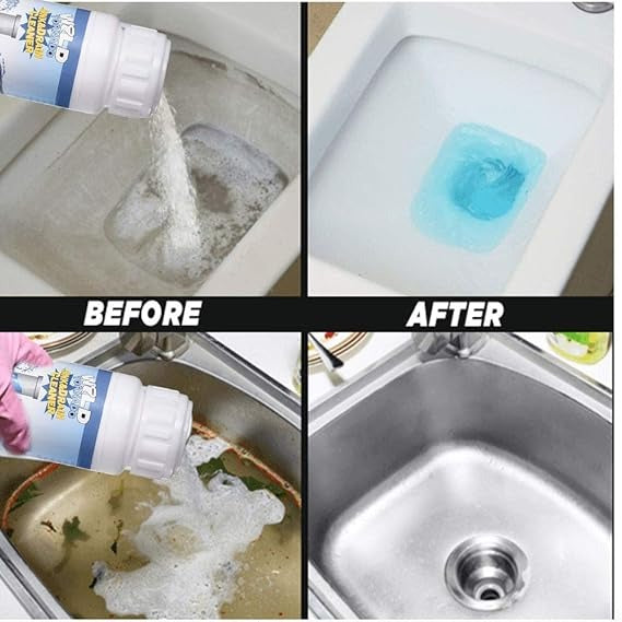 Wild Tornado Sink Drain Cleaner Toilet Cleaner Powder | Bathroom & Kitchen Use