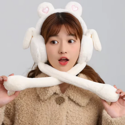 Rabbit Moving Ears Jumping Muff With Free Delivery