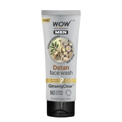 Korean Ginseng + Kojic Acid Detan Face Wash Gel  - Pack Of 1 / 100 ML
