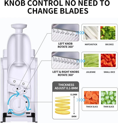 5 IN 1 MULTIFUNCTIONAL VEGETABLE CUTTER | Free Home Delivery