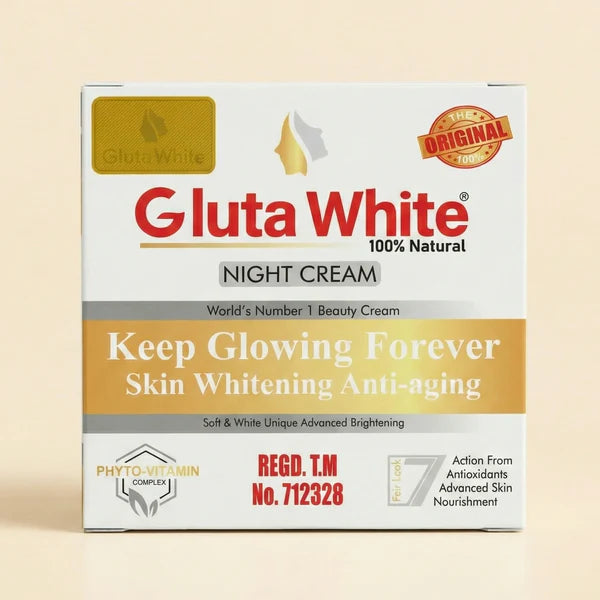 Gluta White Night Cream Dark Spots Removal | Smooth & Radiant Skin